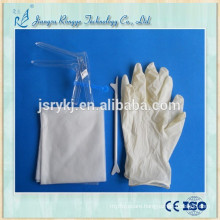 Good quality disposable medical gynecological examination set